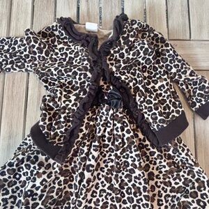 H&M Leopard Print Kids Dress - Brown and Black